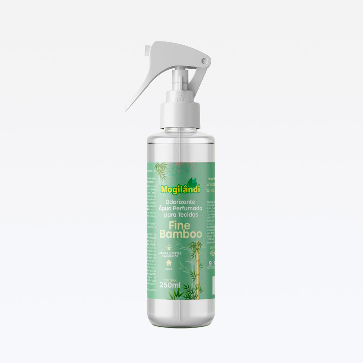 Agua Perfumada P/ Tecidos Odorizante Fine Bamboo 250 Ml Mogilandi