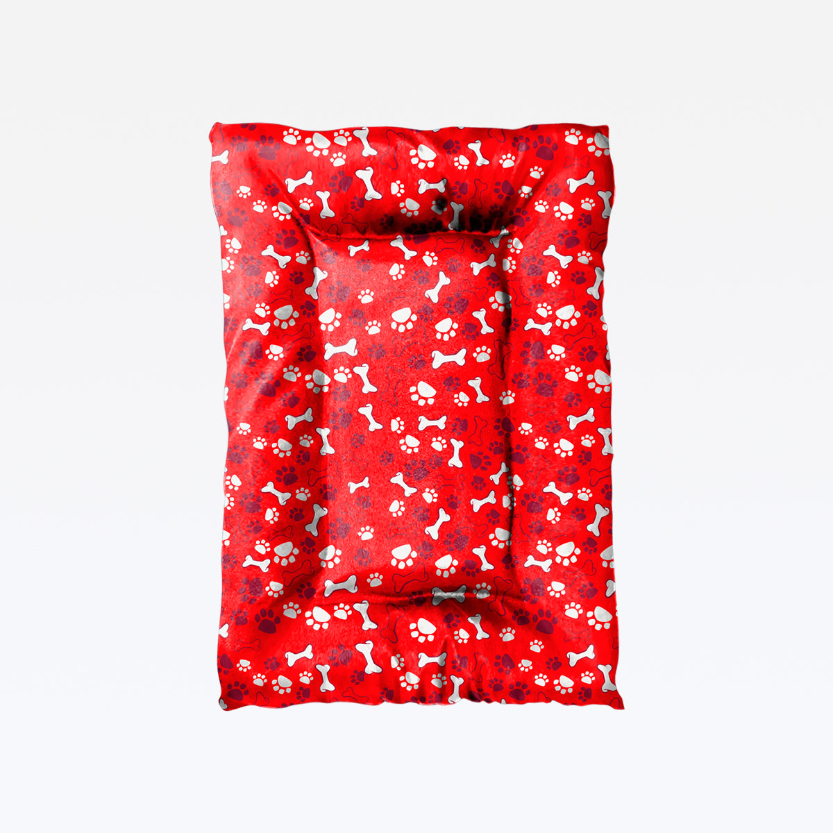 Colchonete Nylon com 3 Zipers - Vermelho