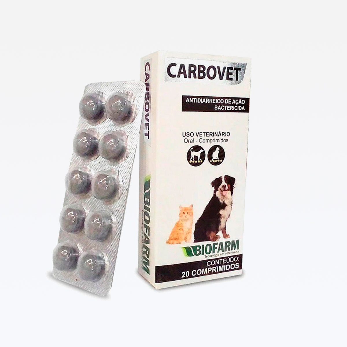 Carbovet 20 Comprimidos