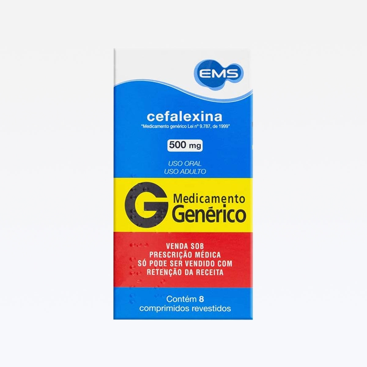 Cefalexina 500 Mg 8 Compr.