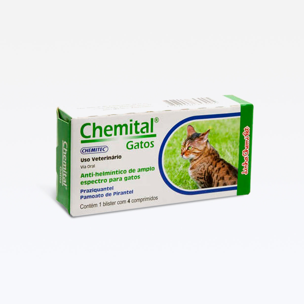 Chemital Gatos 4 Comprimidos