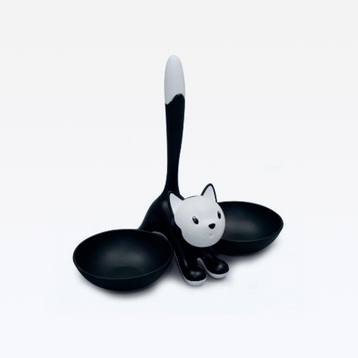 Comedouro P/gato Gatito Preto