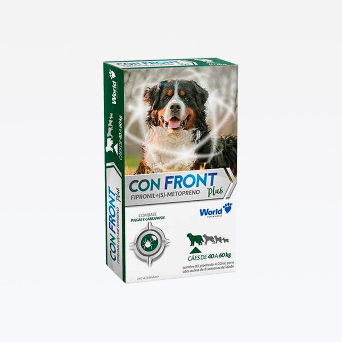 Confront Plus 4,02 Ml Cartucho C/ 1 Pipeta + 40 Kg