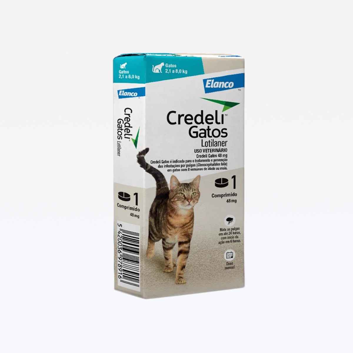 Credeli Gato 48mg 1 comprimido