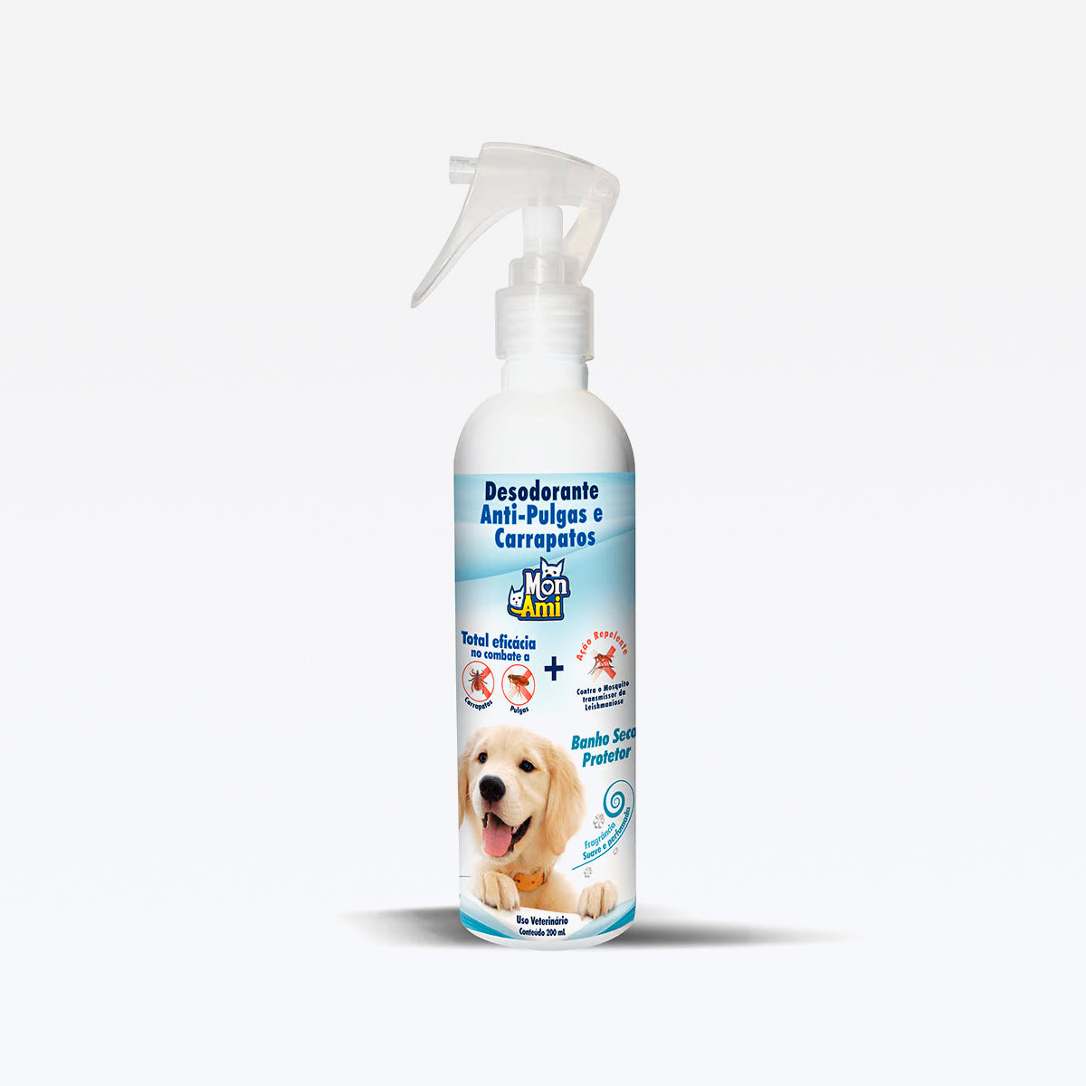 Desodorante Antipulgas e Carrapatos Mon Ami 200ml
