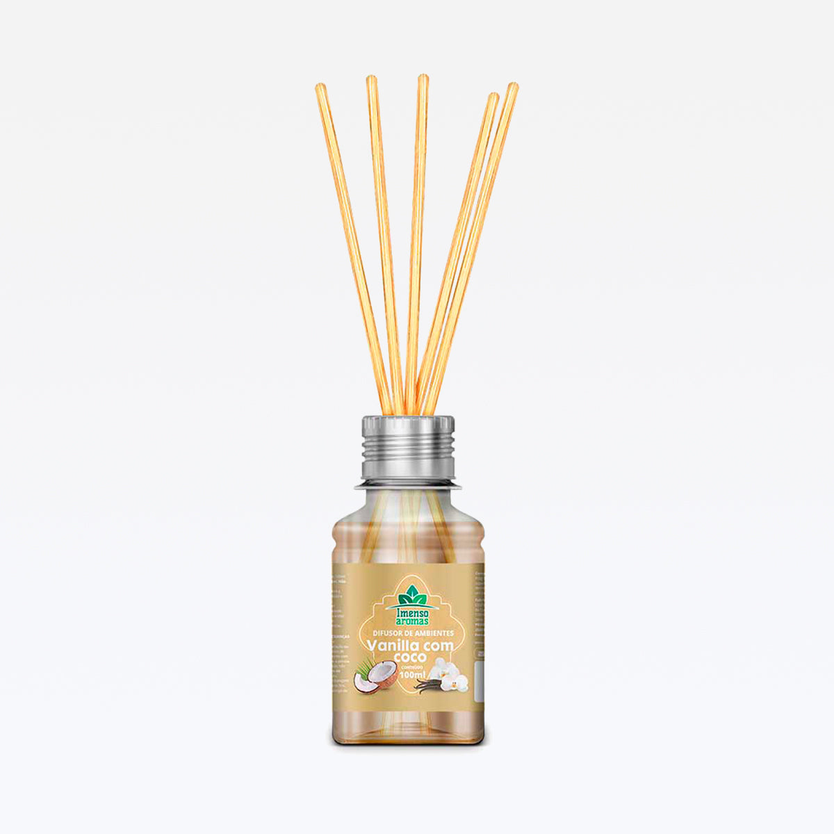 Difusor Imenso Aromas P/ Ambientes Vanilla Com Coco 100 Ml Mogilandi