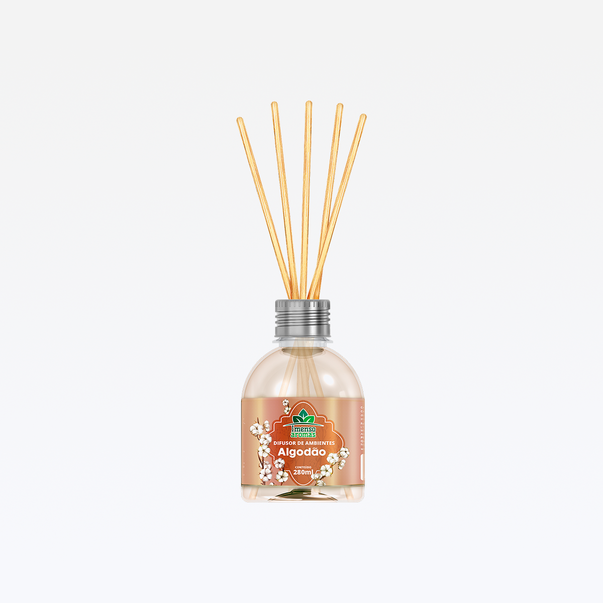 Difusor Imenso Aromas P/ Ambientes Algodao 280 Ml Mogilandi