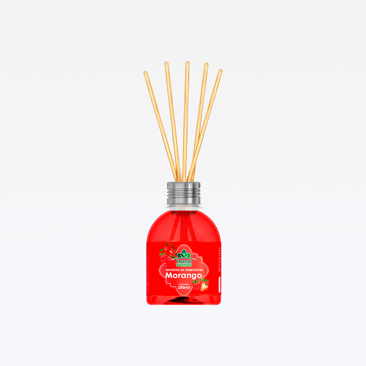 Difusor Imenso Aromas P/ Ambientes Morango 280 Ml Mogilandi