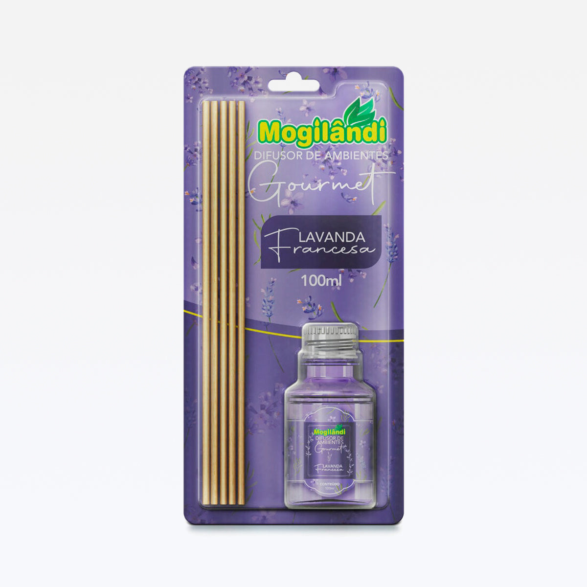 Difusor Gourmet De Aroma P/ Ambientes Lavanda Francesa 100ml Mogilandi