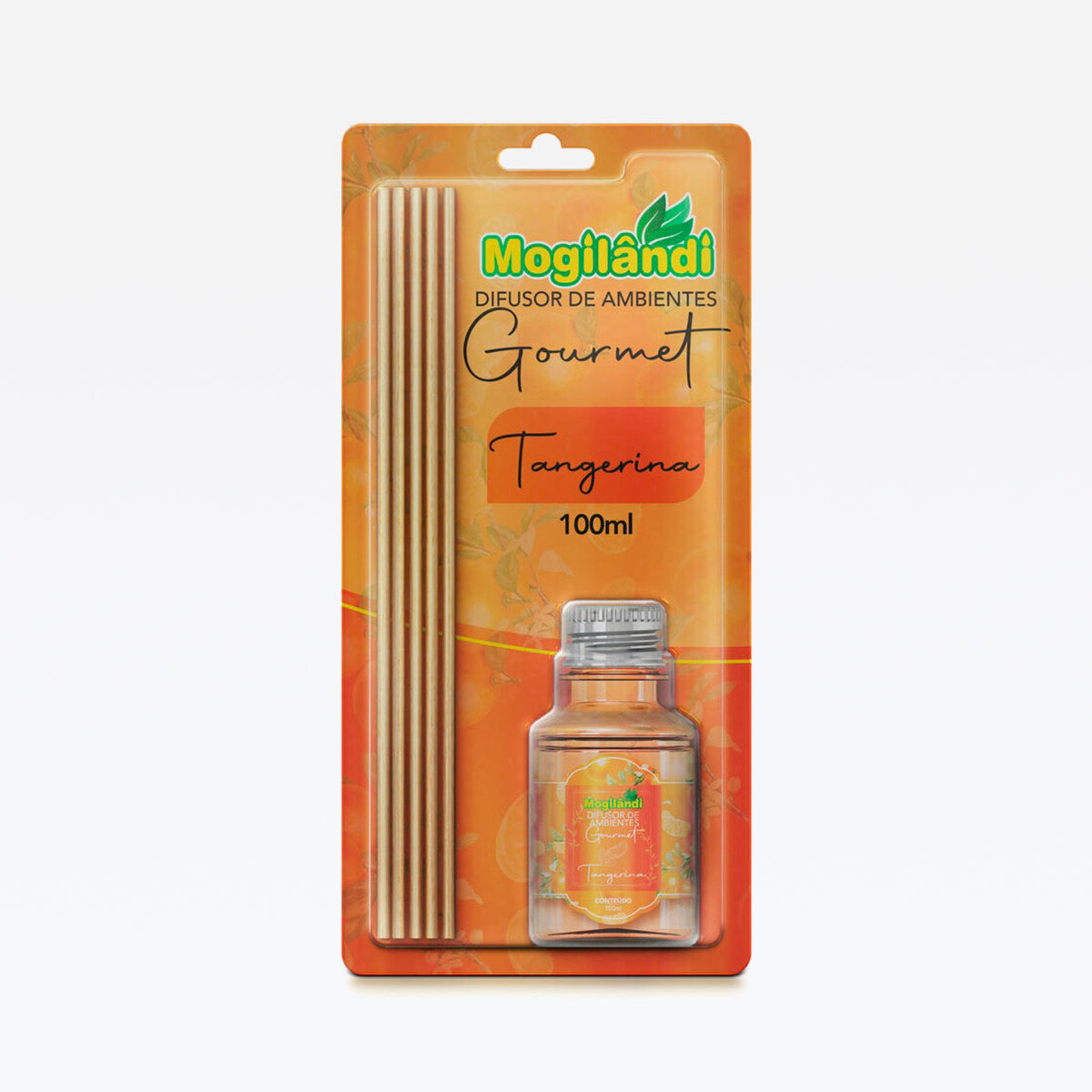Difusor Gourmet De Aroma P/ Ambientes Tangerina 100ml Mogilandi