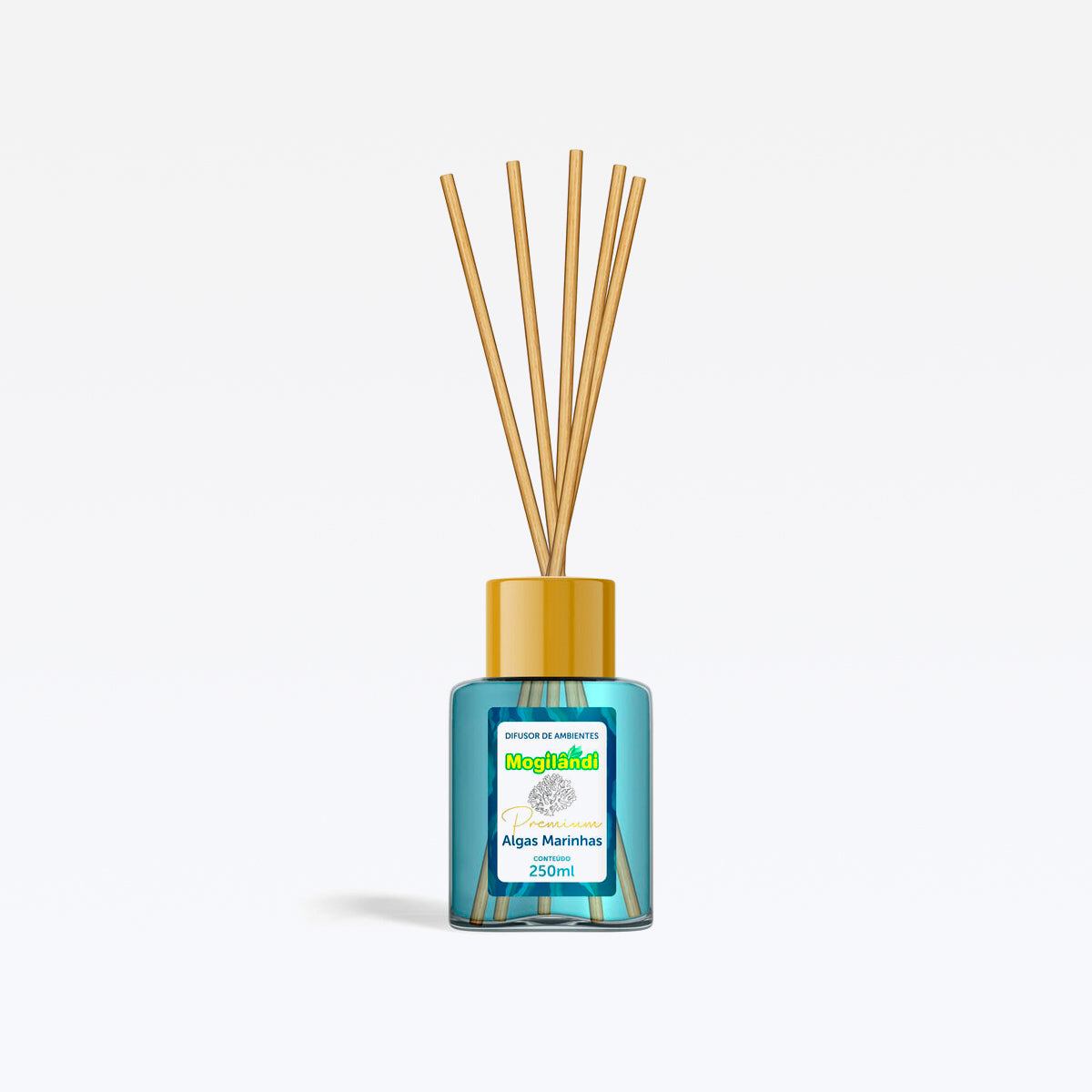 Difusor Premium De Aroma P/ Ambientes Algas Marinhas 250ml Mogilandi