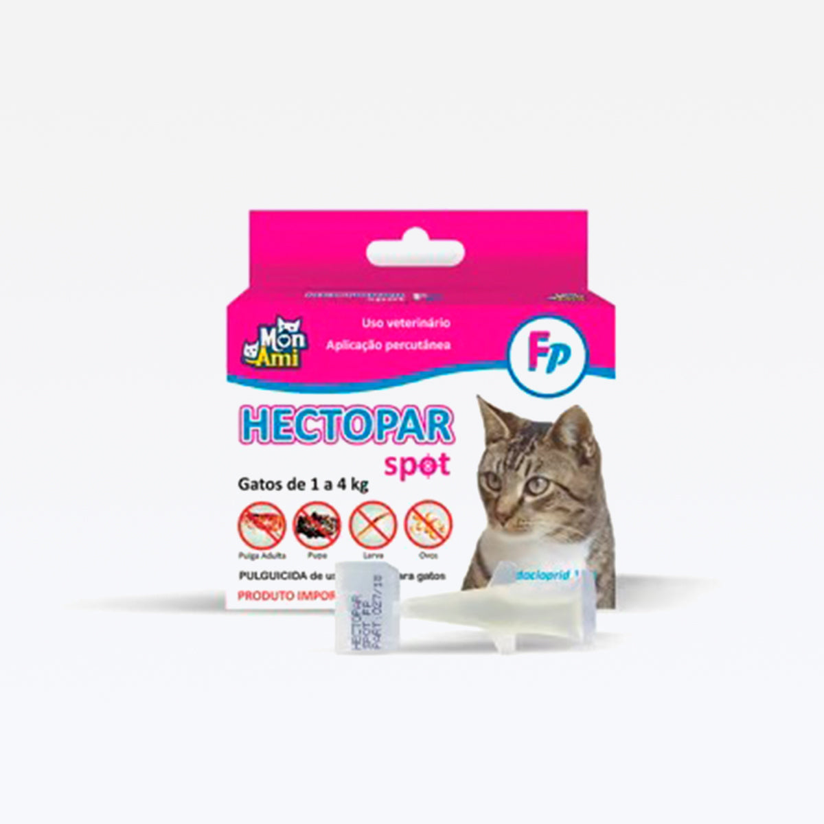 Hectopar Spot Antipulgas / Gatos Ate 4kg