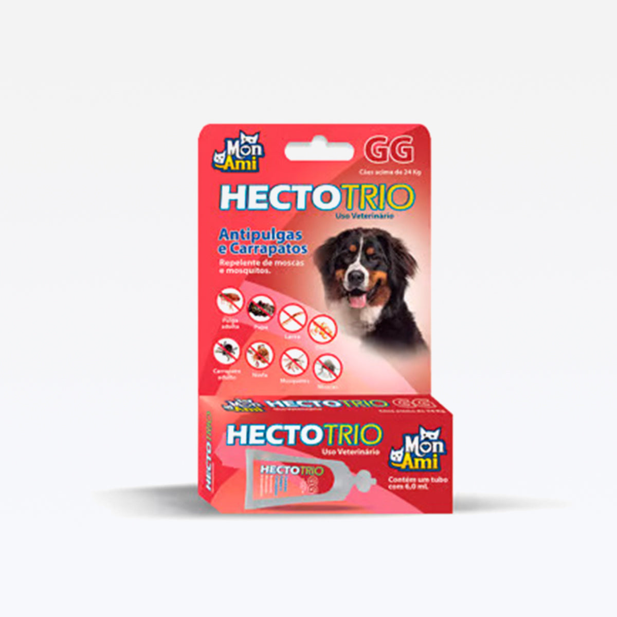 Hectotrio Antipulgas E Carrapatos P/ Caes + 24kg