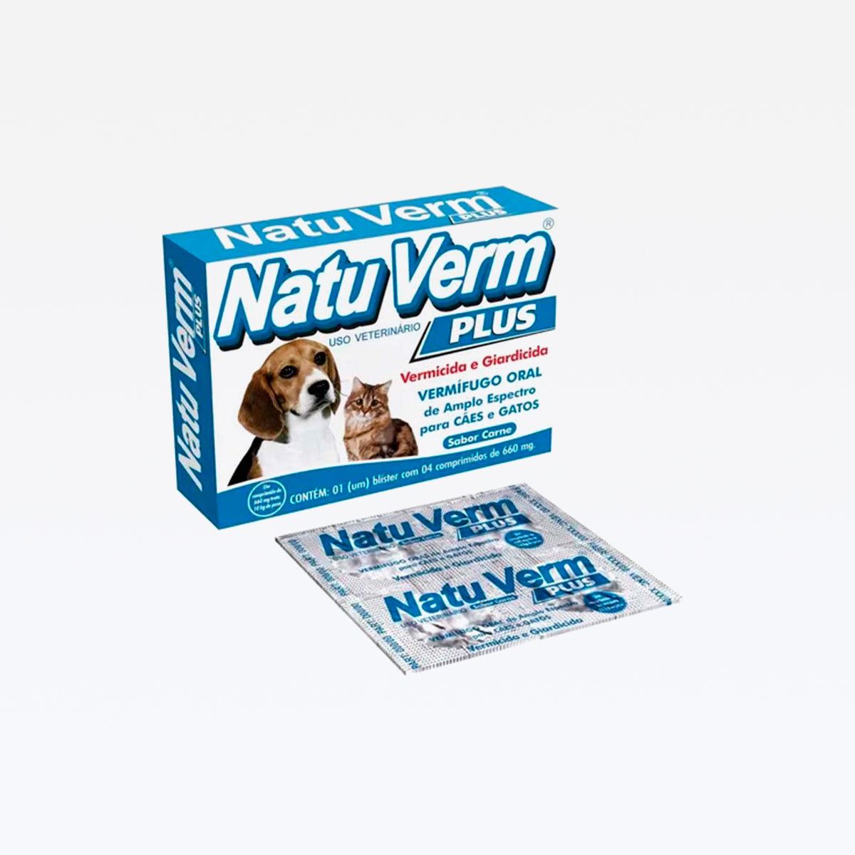 Natu Verme Plus 660 Mg 4 Comprimidos