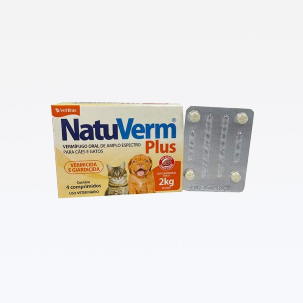 Natu Verm Plus 132 Mg 4 Comprimidos
