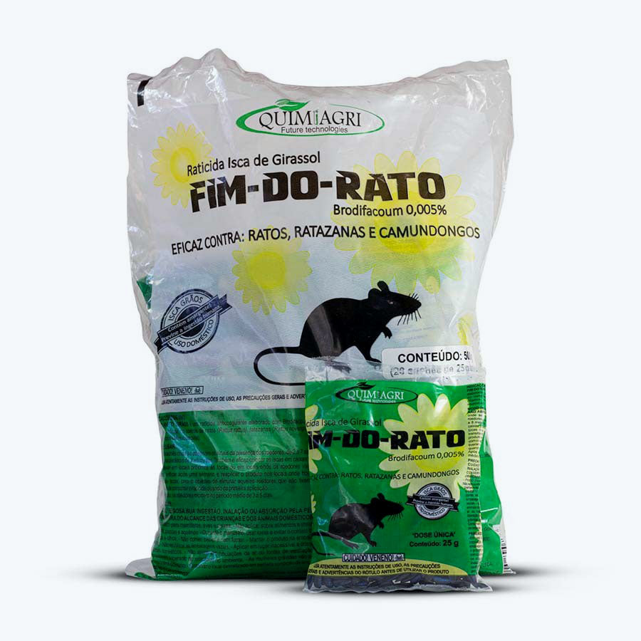 Raticida Era Rato Isca Girassol 40x25g