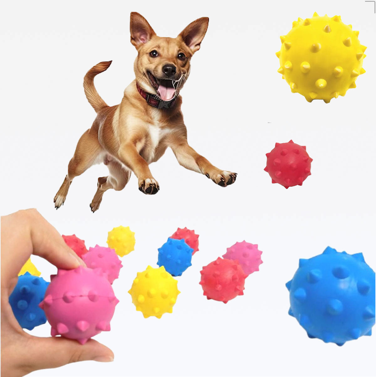 Brinquedo Bola Cravo 4,5un 1 un - Cores Sortidas