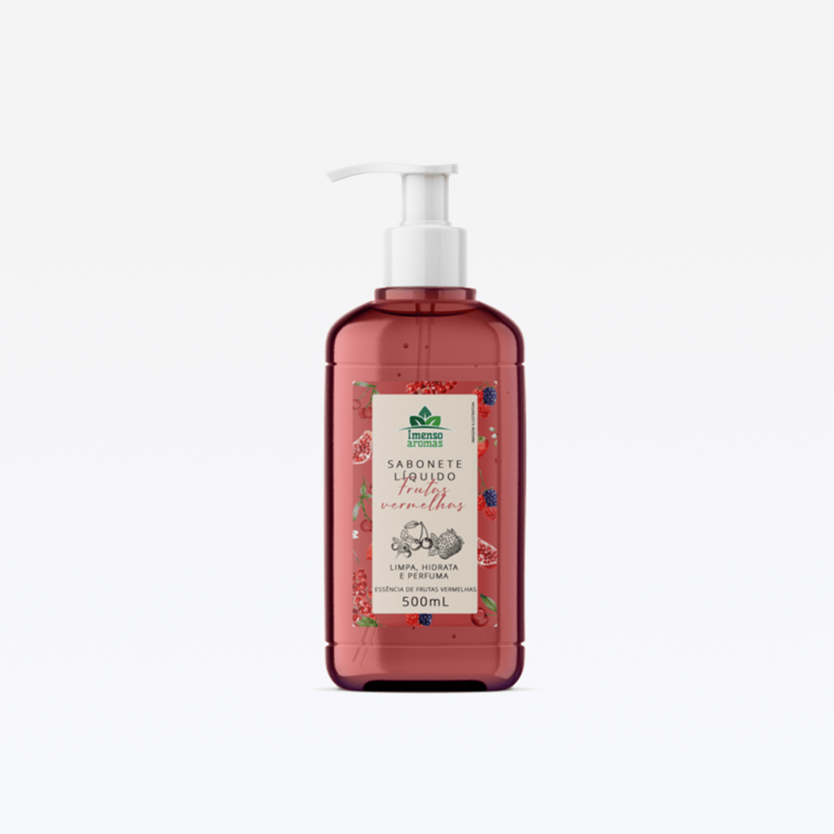 Sabonete Liquido Frutas Vermelhas 500 Ml Mogilandi