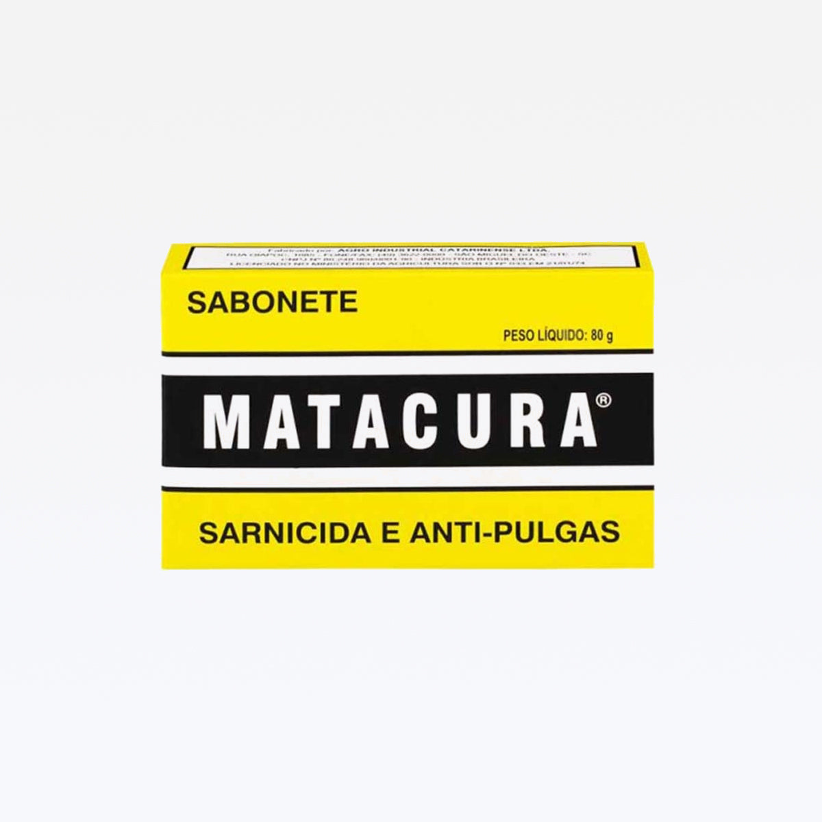 Sabão Matacura Antipulgas, Carrapatos e Sarnicida 80g