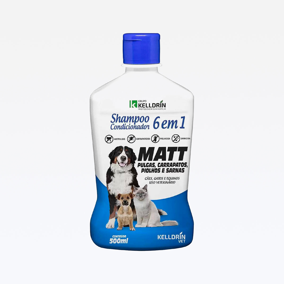 Shampoo E Condic Matt Pulgas 6x1 500ml