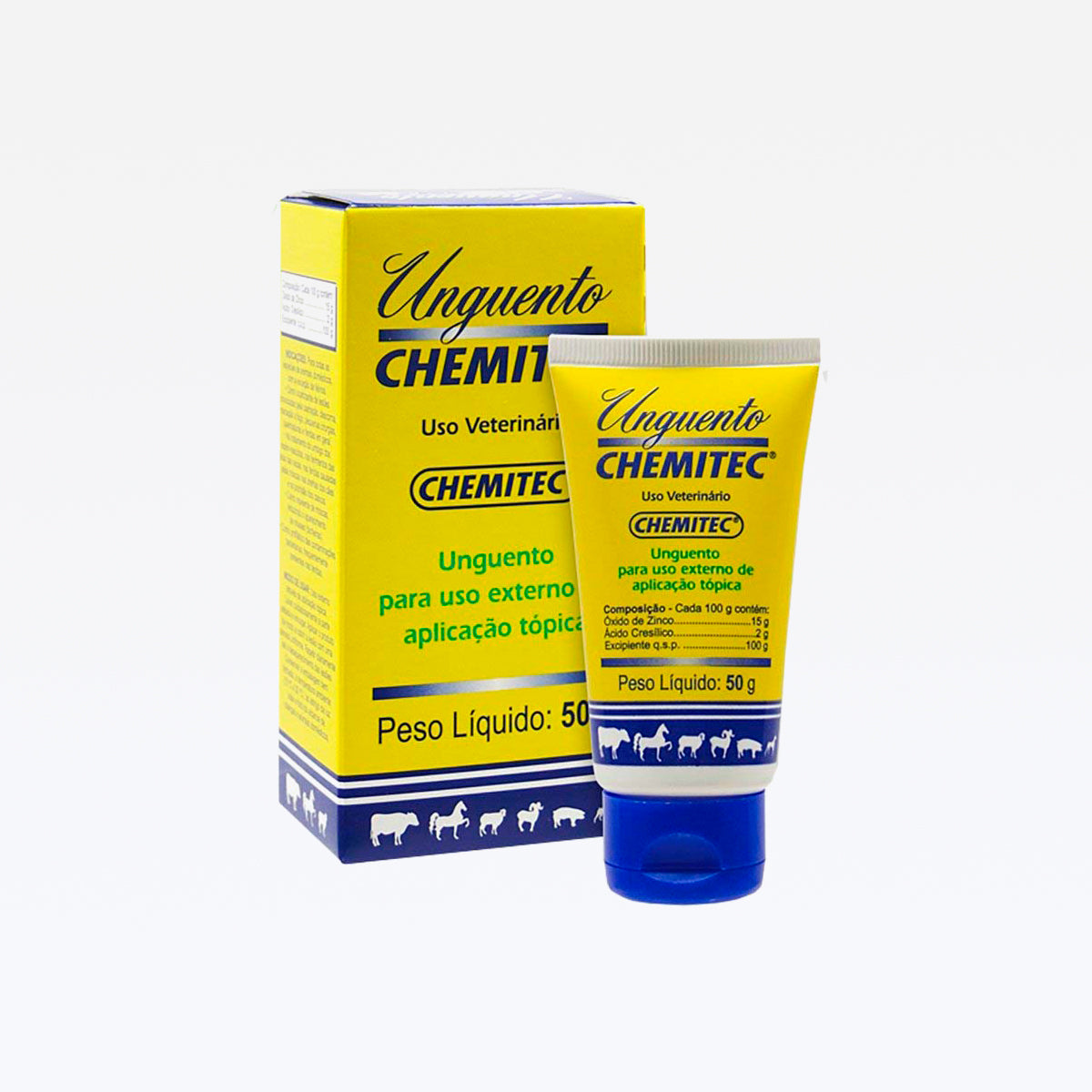 Unguento Bisnaga Chemitec 50g