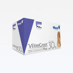 Vermicanis Plus 30kg cartela com 2 Comprimidos