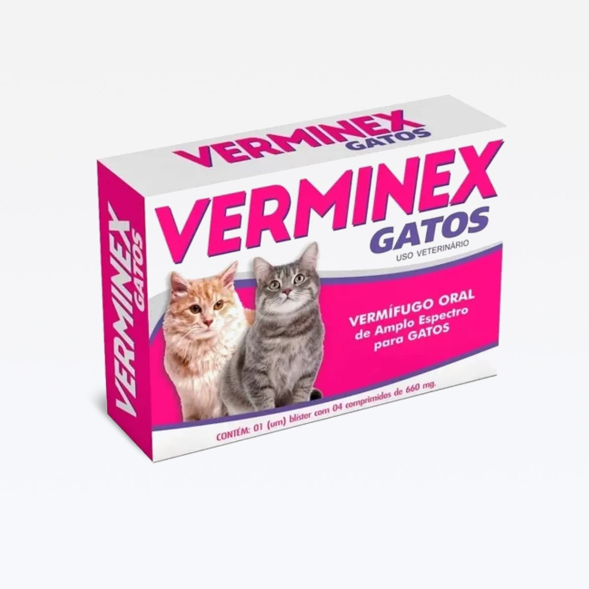 Verminex Gatos 4 comprimidos
