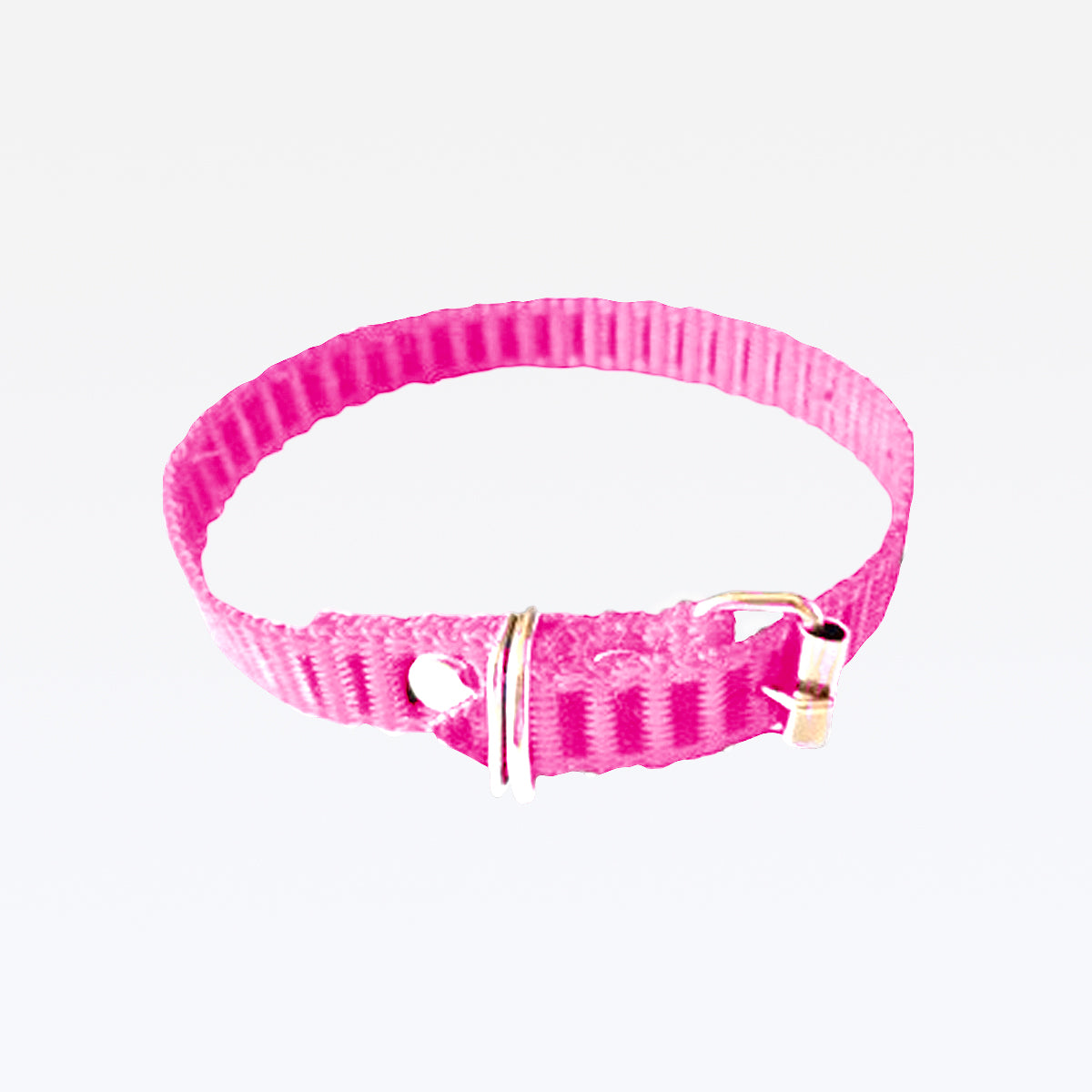 Coleira Nylon - Rosa