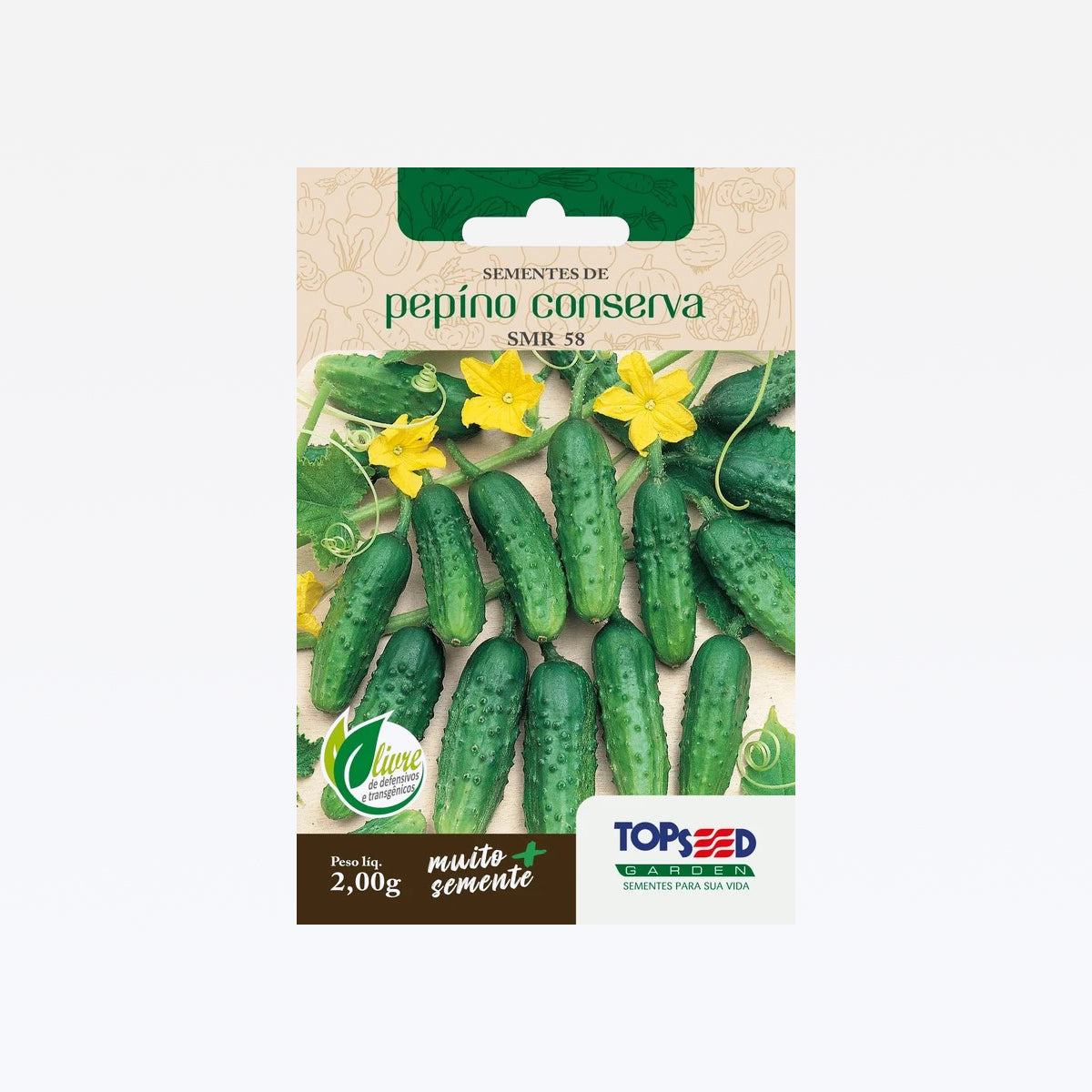 Semente Pepino Conserva
