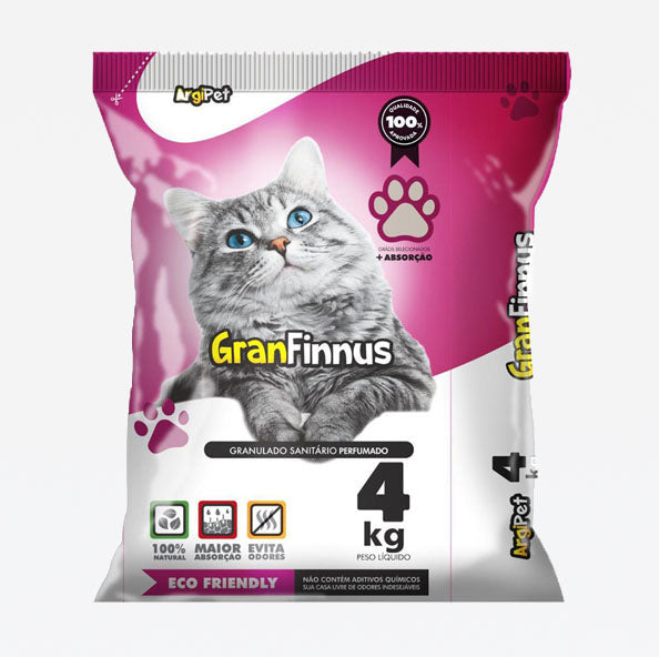 Areia Higiênica Granfinnus 4kg