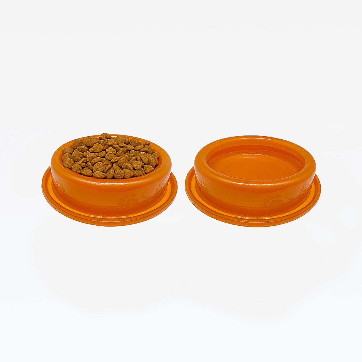 Comedouro ou Bebedouro Antiformigas - Laranja Neon