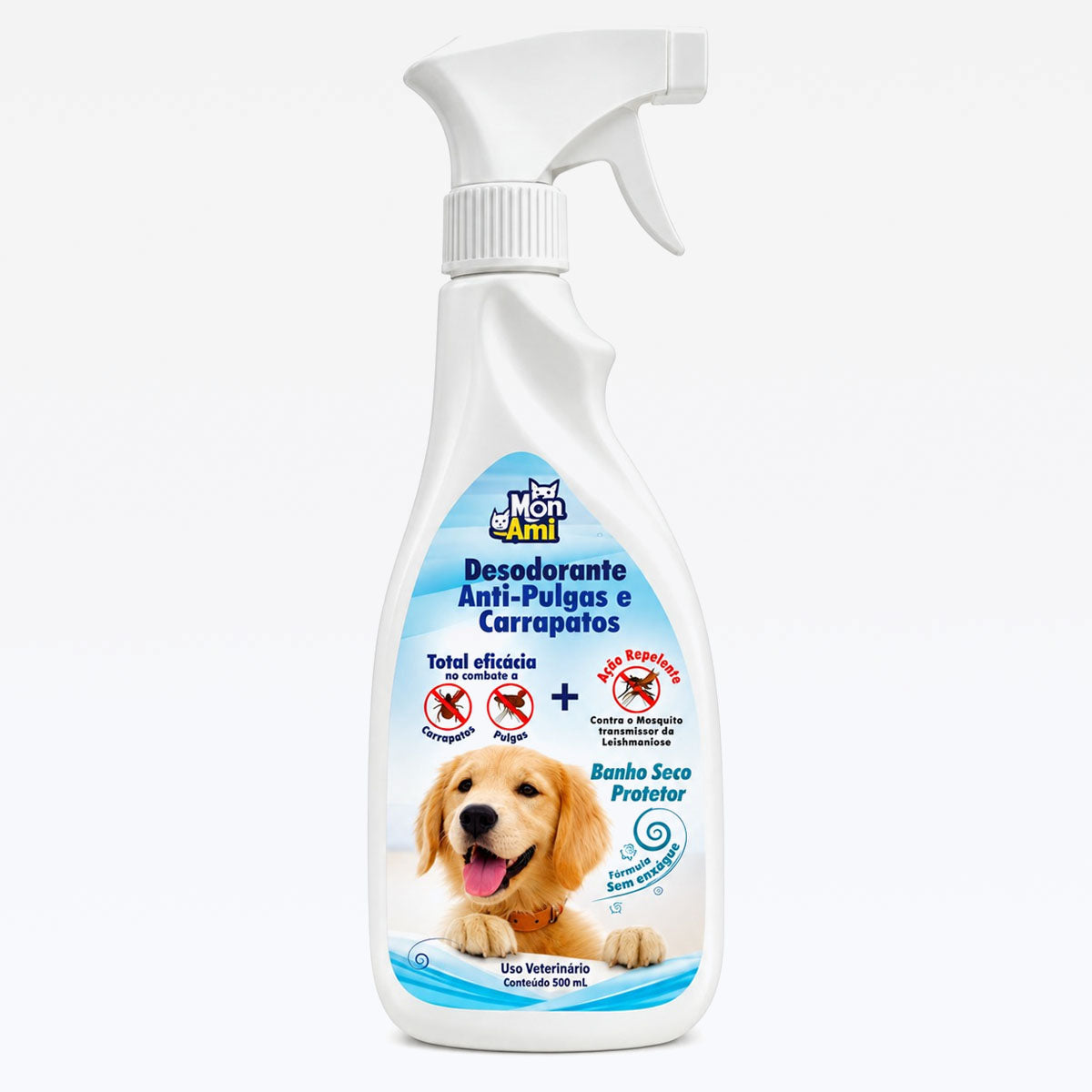 Desodorante Antipulgas e Carrapatos Mon Ami 500 ML