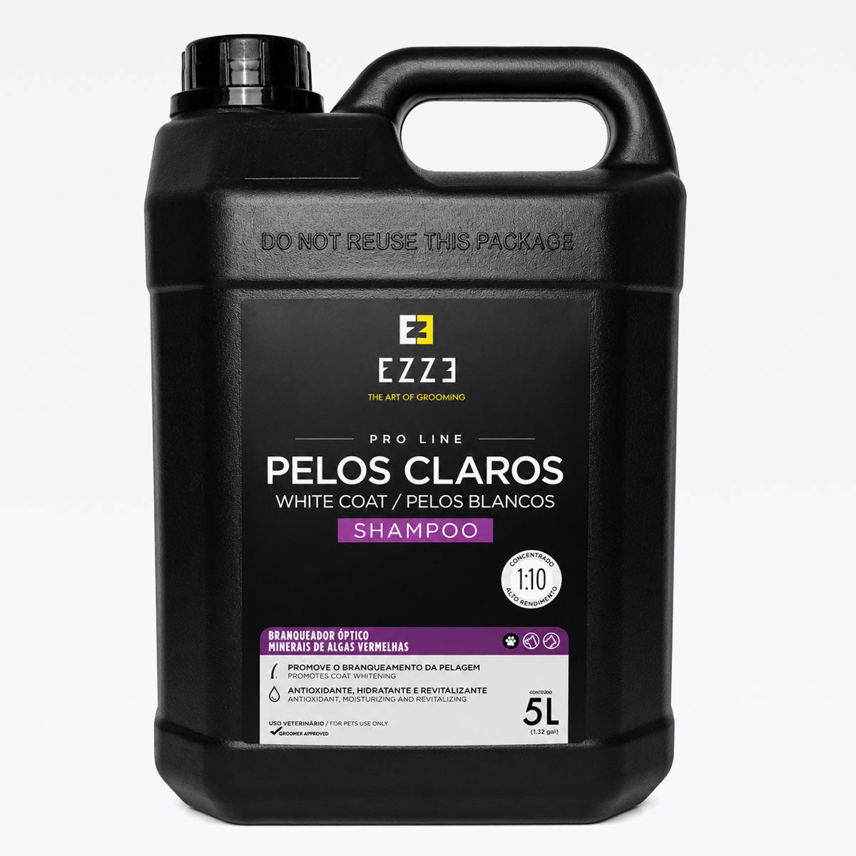Ezze Pro - Shampoo Pelos Claros 5L