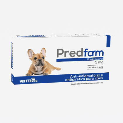 Prednisona Predfarm 5mg Cartucho com 10 comprimidos