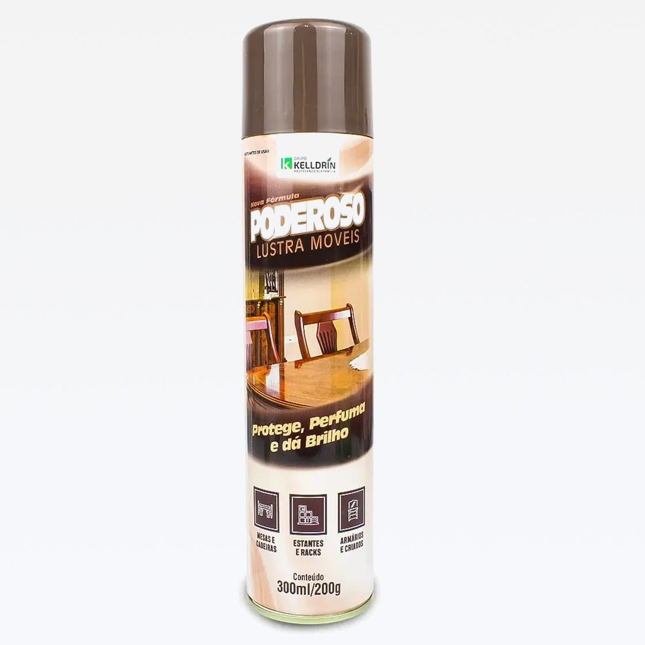 Poderoso Lustra Móveis 300 ML