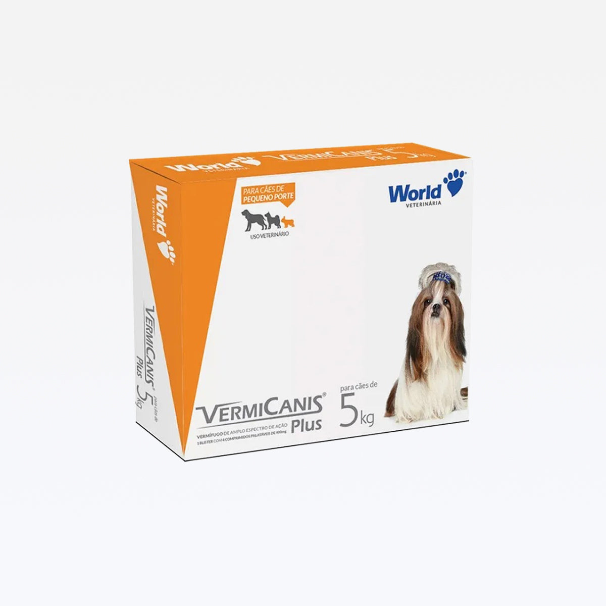 Vermicanis Plus Cartucho 5kg C/ 4 Comprimidos