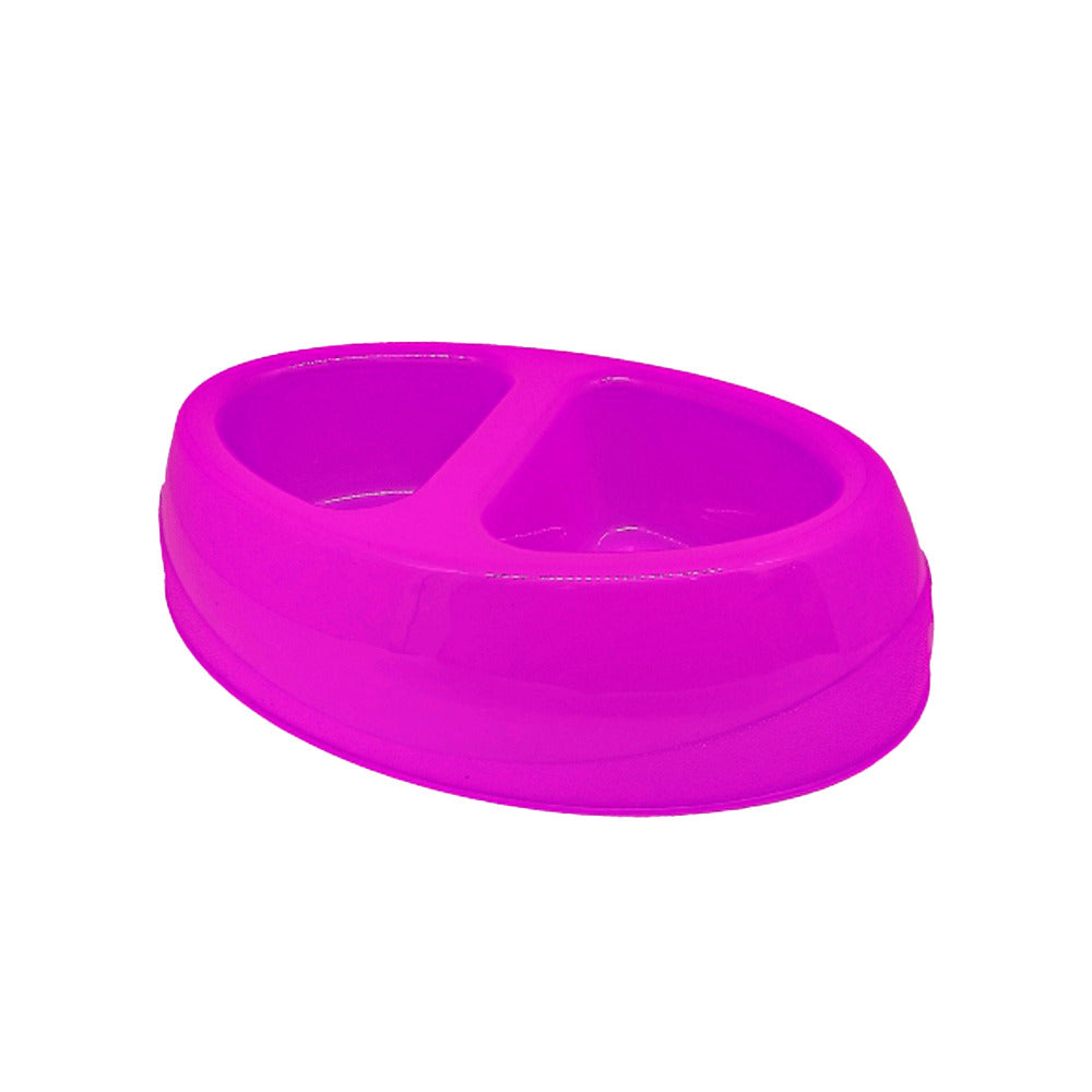 Comedouro Duplo para Cães 1000 Ml Cores neon